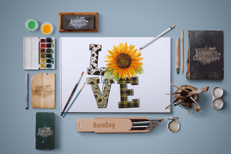 love-sunflower-flower-sublimation