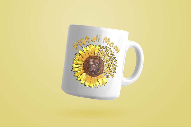 pitbull-mom-sunflower-sublimation