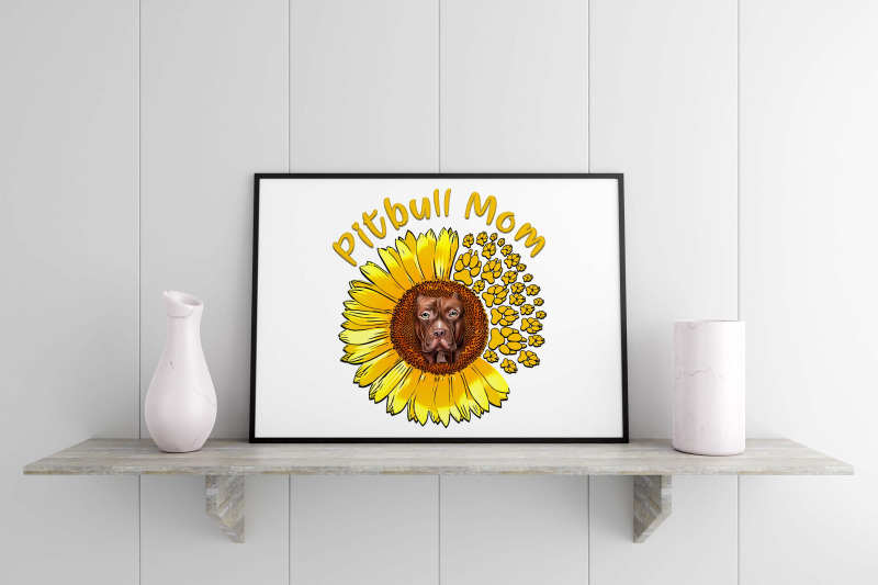 pitbull-mom-sunflower-sublimation