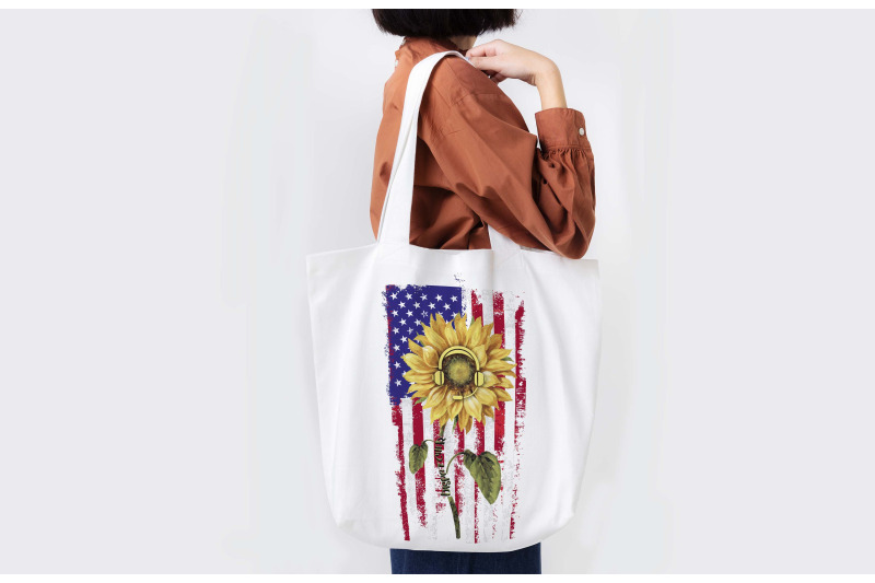 sunflower-with-american-flag-sublimation