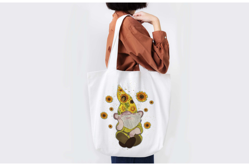 gnome-besides-sunflower-sublimation