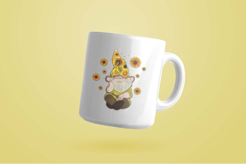 gnome-besides-sunflower-sublimation