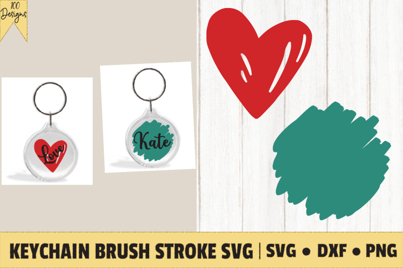 keychain-brush-stroke-svg-bundle