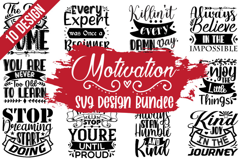 motivation-svg-design-bundle