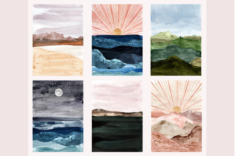 abstract-watercolor-landscape-prints