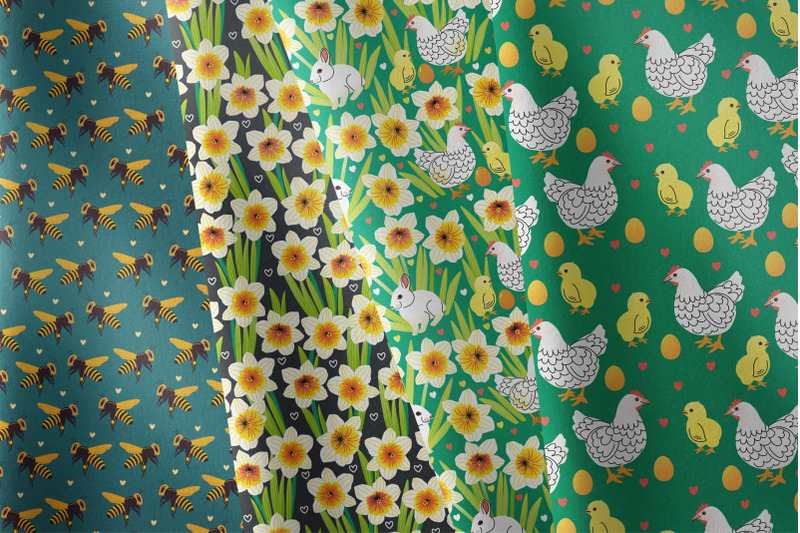 spring-farm-pattern-collection