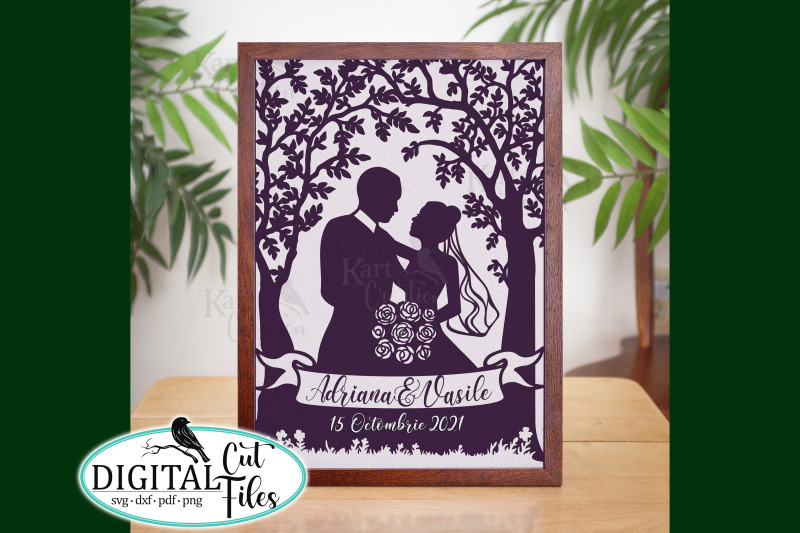 personalization-wedding-couple-frame-svg-dxf-cut-file