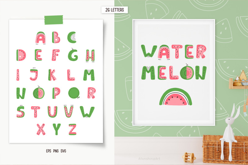 fruit-alphabet-set-watermelon-clipart-fruity-letters