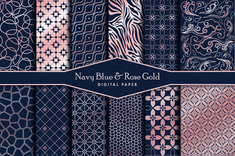 navy-blue-and-rose-gold-digital-paper