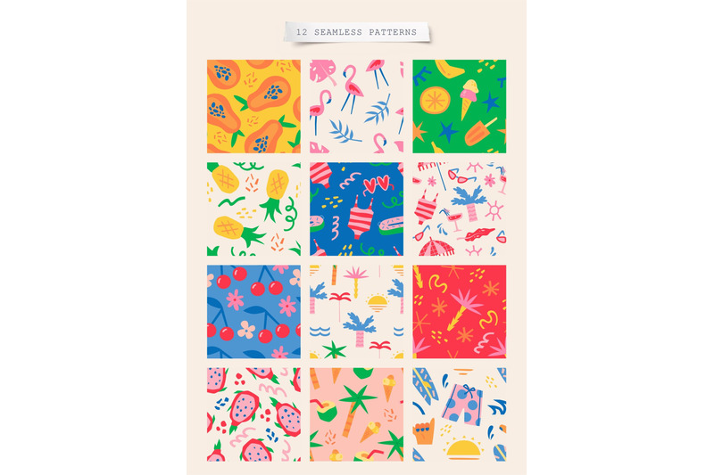 summer-vibe-clipart-patterns