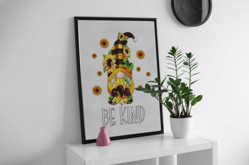 be-kind-gnome-sublimation