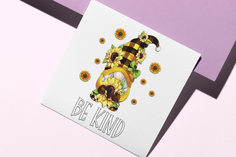 be-kind-gnome-sublimation