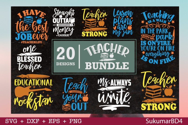 teacher-svg-bundle-20-designs-teacher-quote-svg-teacher-life-svg-ba