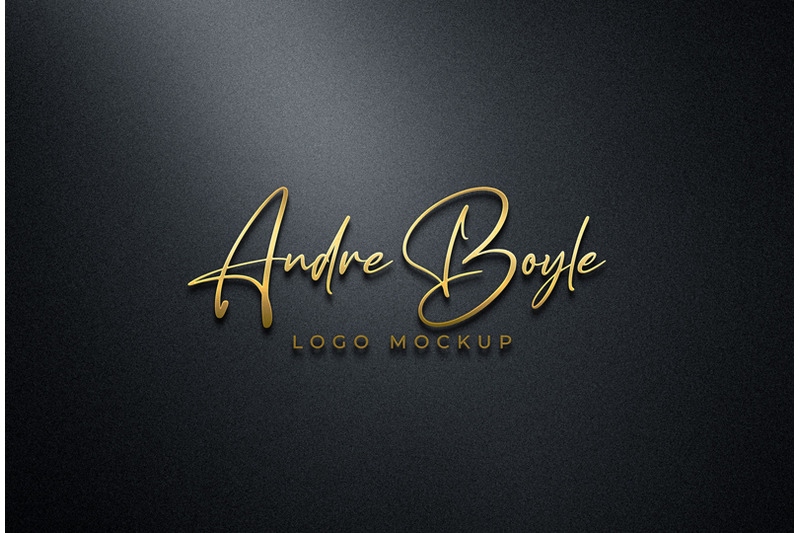 3d-gold-logo-mockup-on-black-wall