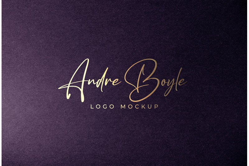 gold-foil-stamping-logo-mockup-on-purple-paper