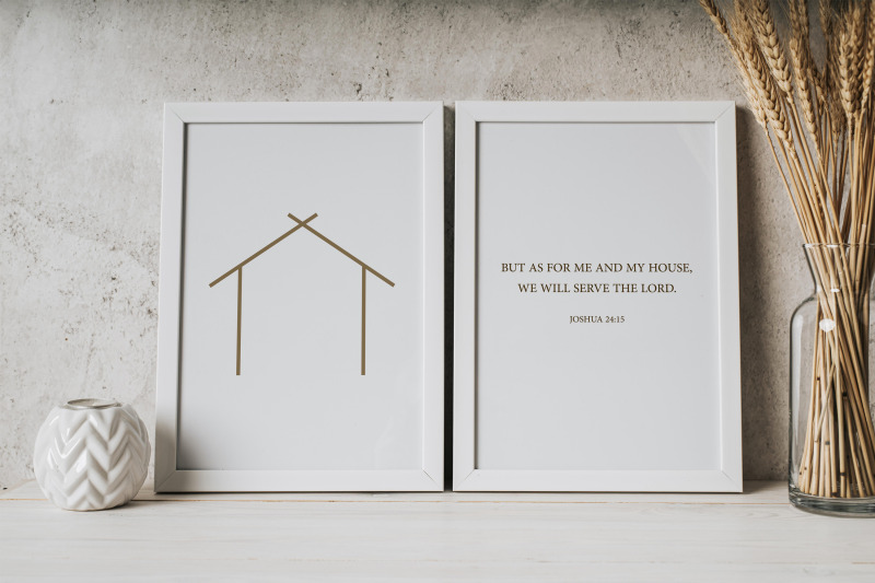 set-of-2-prints-joshua-24-15-bible-verse-wall-art-home-wall-decor