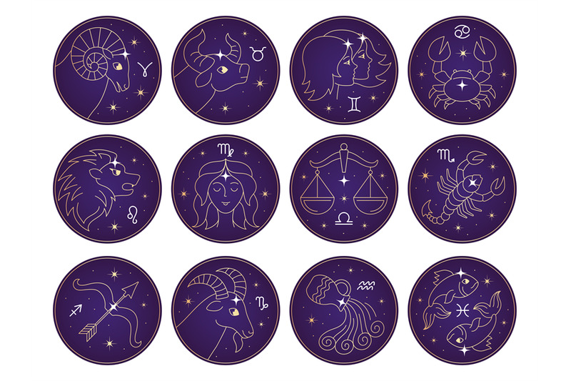 horoscope-characters-zodiac-signs-scorpio-cancer-scales-the-bull-the