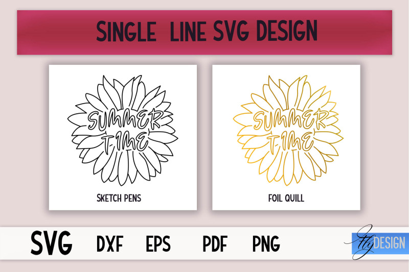 summer-single-line-svg-foil-quill-summer-engraving-tools