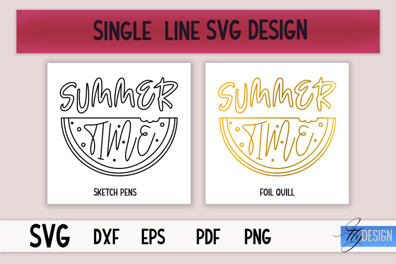 summer-single-line-svg-foil-quill-summer-engraving-tools