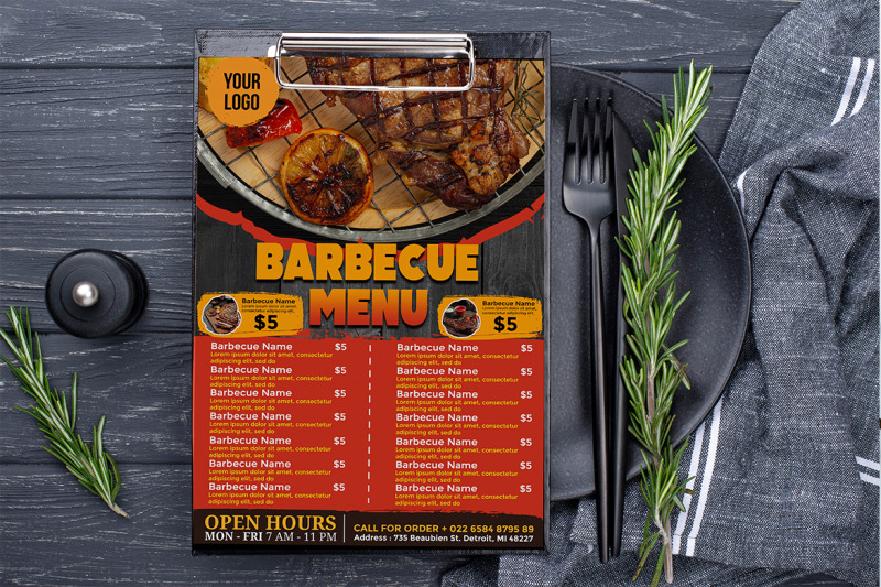 bbq-restaurant-menu