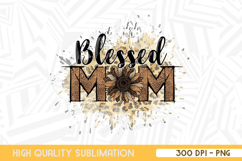 blessed-mom-leopard-sunflower-png