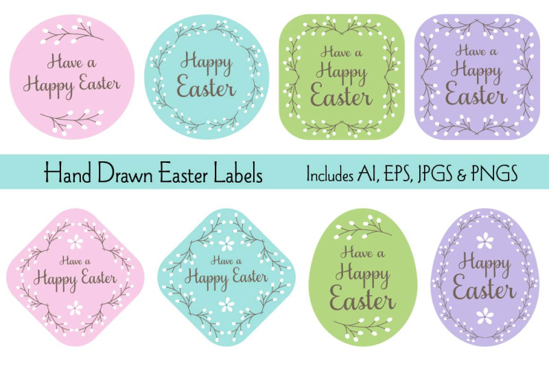 hand-drawn-easter-labels