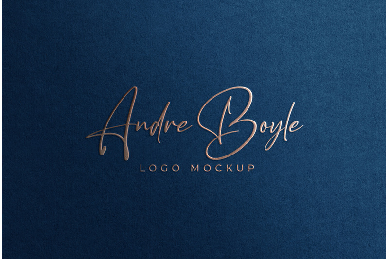 rose-gold-foil-stamping-logo-mockup-on-dark-blue-paper