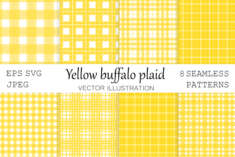 yellow-buffalo-plaid-pattern-yellow-checkered-backgrounds