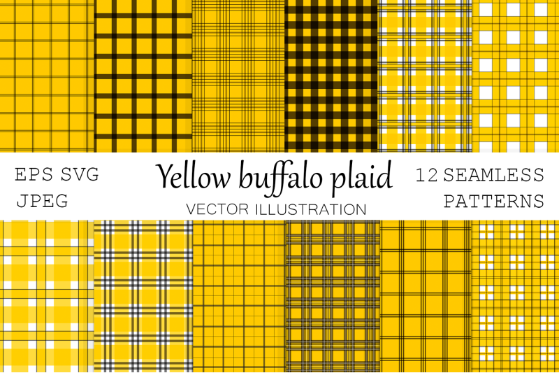 yellow-buffalo-plaid-pattern-yellow-checkered-backgrounds