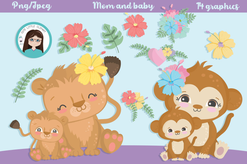 mom-and-baby-clipart