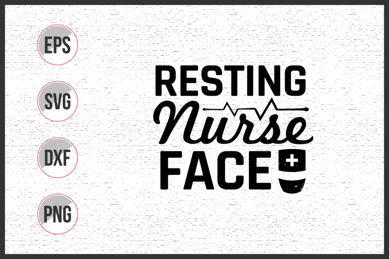 resting-nurse-face-svg