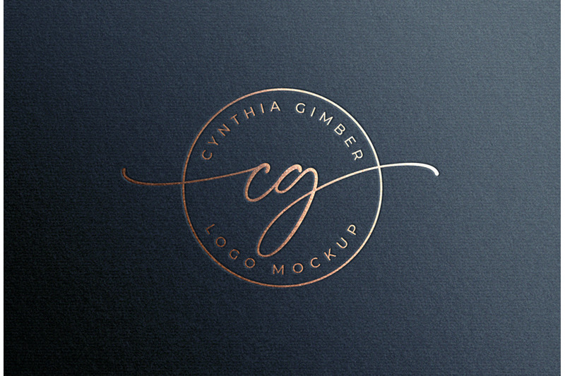 feminine-rose-gold-foil-logo-mockup