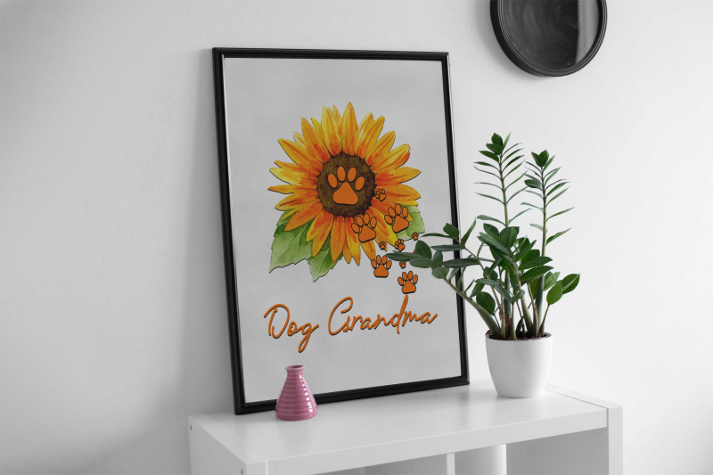 dog-grandma-dog-paw-sunflower-sublimation