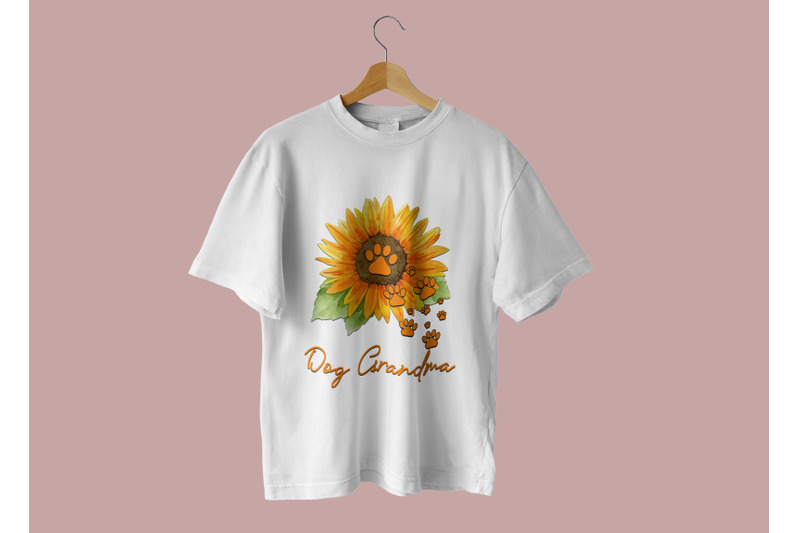 dog-grandma-dog-paw-sunflower-sublimation