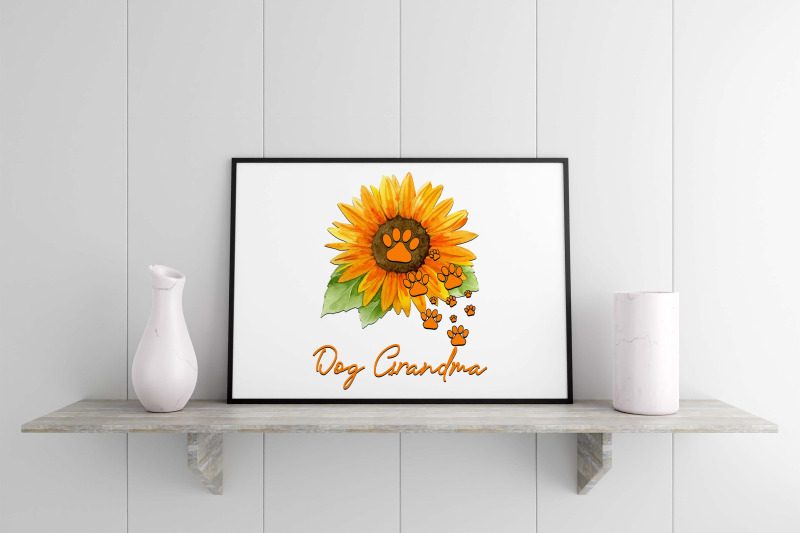 dog-grandma-dog-paw-sunflower-sublimation