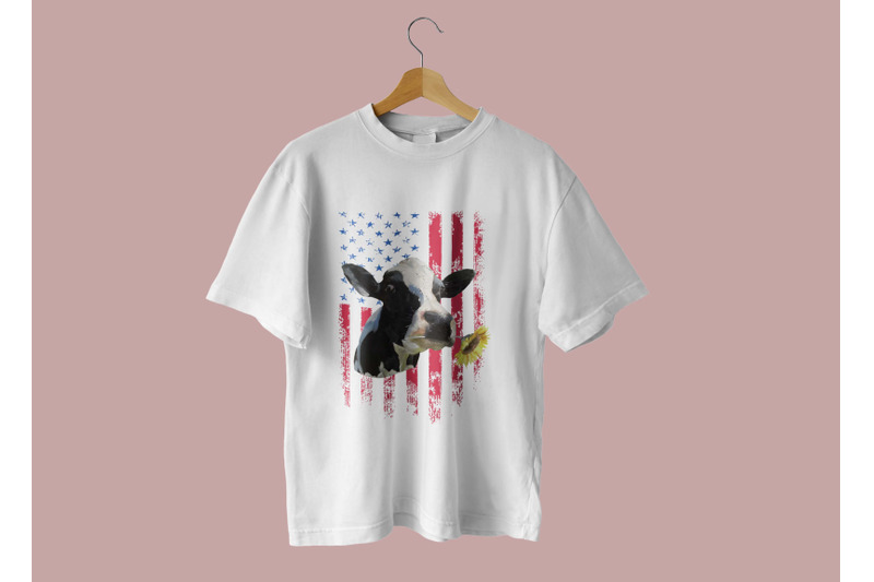 american-cow-sunflower-sublimation