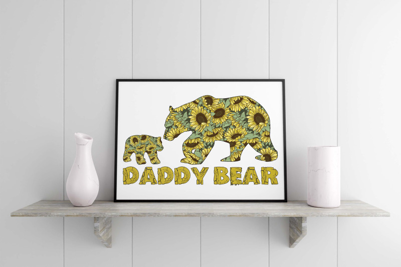 daddy-bear-sunflower-sublimation