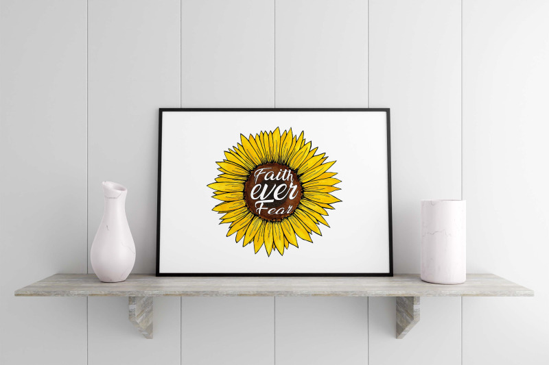 faith-ever-fear-sunflower-sublimation