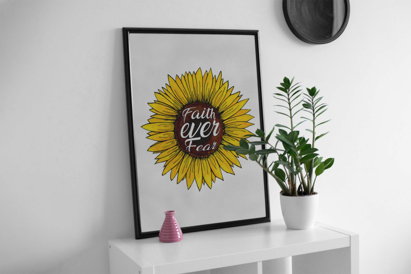 faith-ever-fear-sunflower-sublimation