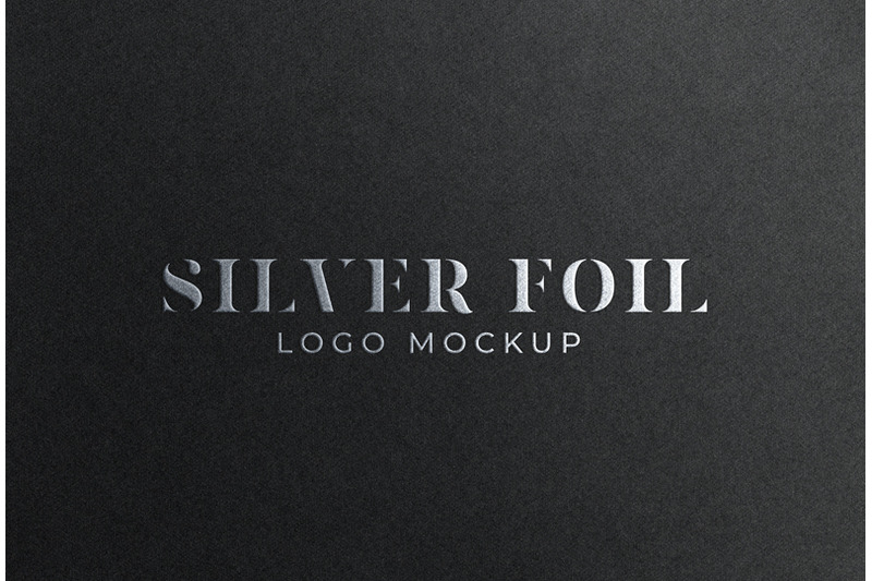 silver-hot-foil-stamping-logo-mockup-on-black-paper