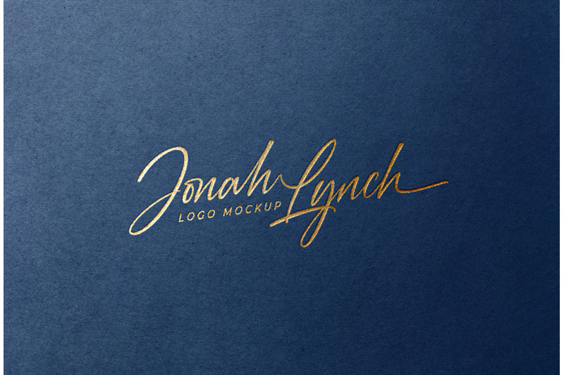 gold-foil-logo-mockup-on-blue-paper