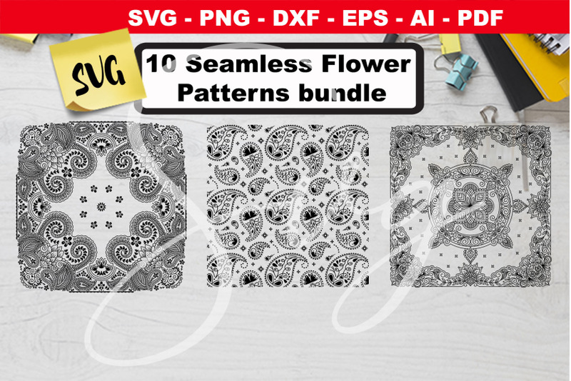 bandana-pattern-svg-bundle