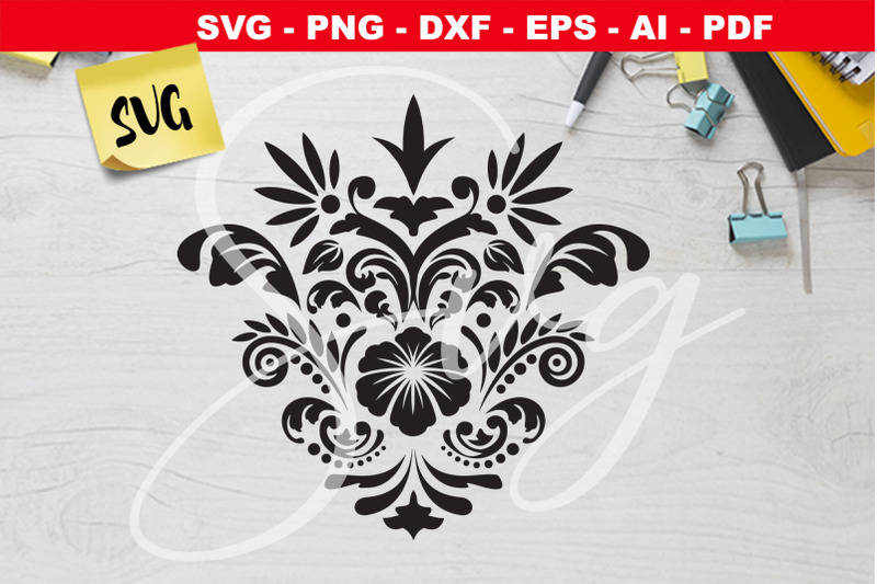 damask-floral-baroque-single-svg