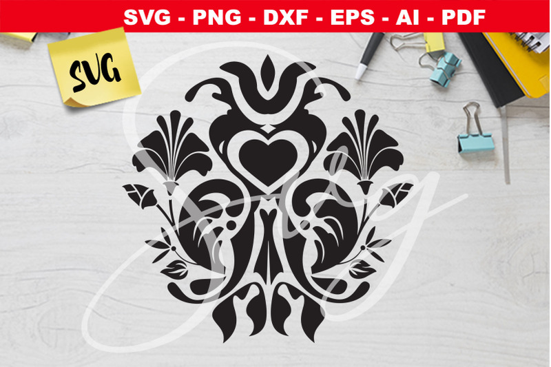 damask-heart-floral-baroque-svg