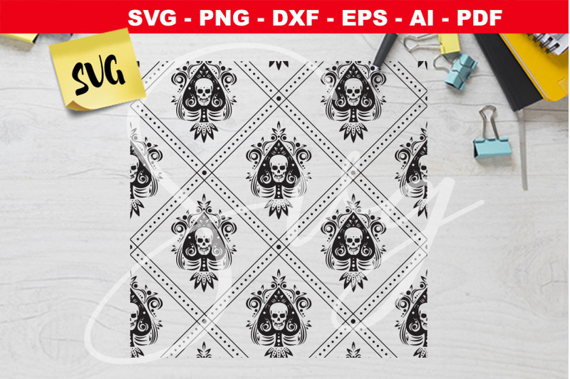 damask-skull-ace-of-spades-svg