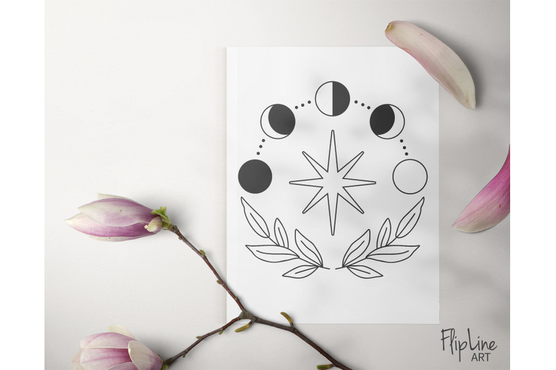 moon-phases-bundle-svg-amp-png-celestial-clipart-peony-floral