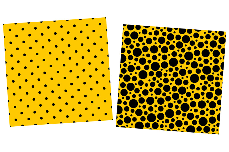 abstract-yellow-black-pattern-strip-pattern-dots-pattern