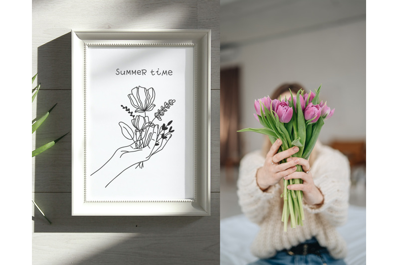 hand-with-flowers-wildflower-svg-amp-png-botanical-clipart