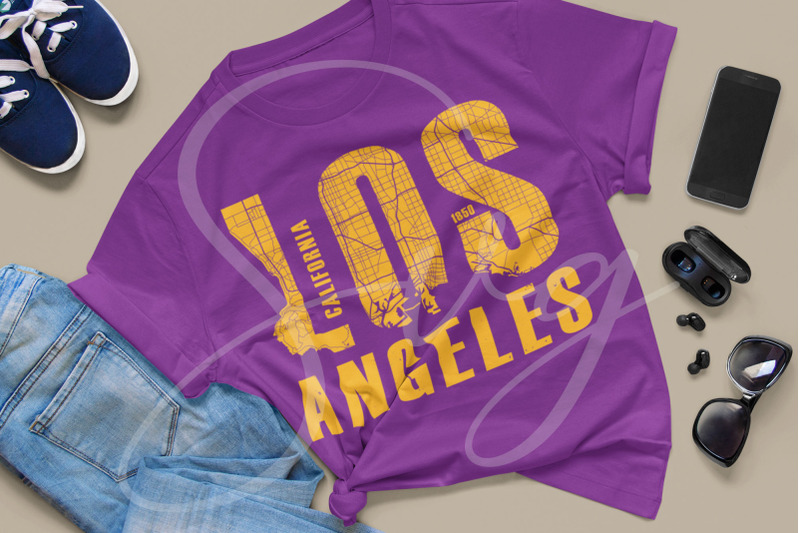 los-angeles-map-svg