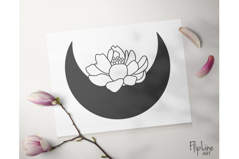 peony-with-crescent-moon-svg-amp-png-clipart-floral-cut-file
